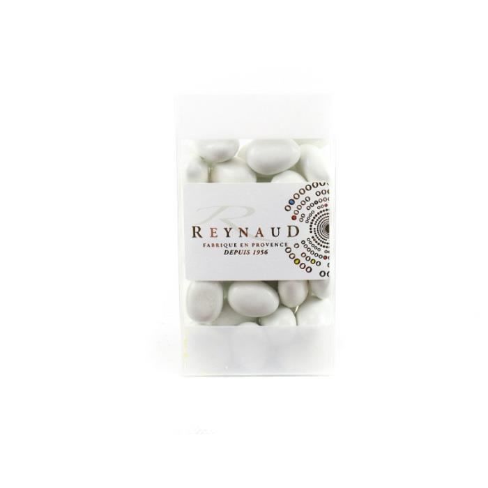 DRAGÉES GUIMAUVE BLANCHES PARFUM VANILLE Blanc