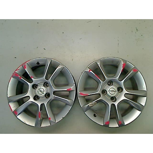 PIECES AUTO D'OCCASION - 13338853 - - JANTES JANTES - JANTE - ALUMINIUM OPEL CORSA 06-09 - E1-254366