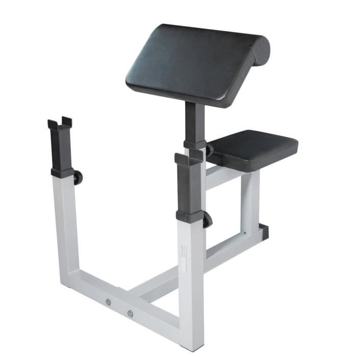 banc de musculation Pupitre à Biceps Pour Biceps Accoudoirs