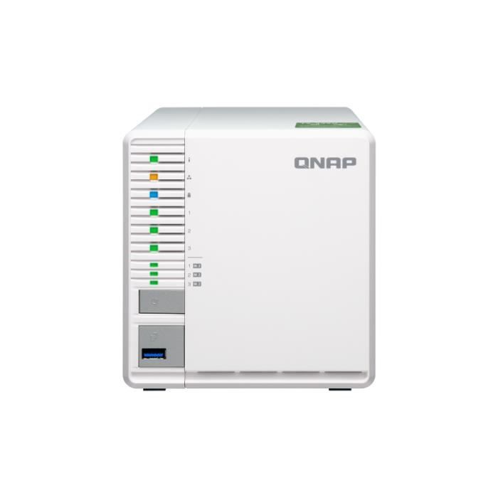 QNAP Système de stockage SAN/NAS TS-332X - 3 x Total de compartiments - 512 Mo Flash Memory Capacity - Annapurna Labs Alpine