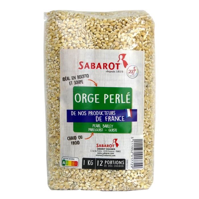 Orge perle sachet de 1kg Sabarot