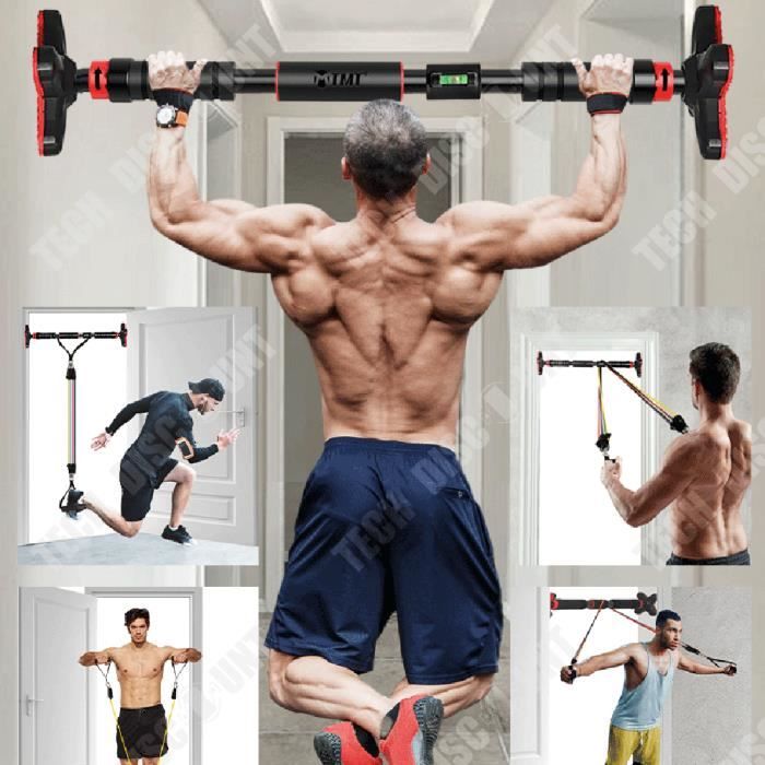 TD® Barre horizontale à domicile Traction intérieure Équipement de fitness multifonctionnel sans perforation murale à domicil