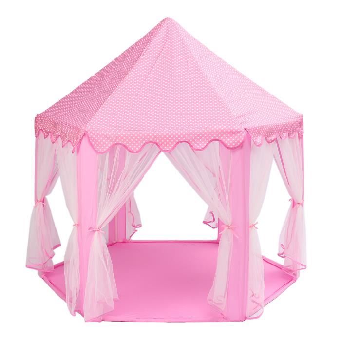 TEMPSA Pliable Tente de Jeu Portable extérieure pour Enfants Château Jouet Bébé Noel ROSE