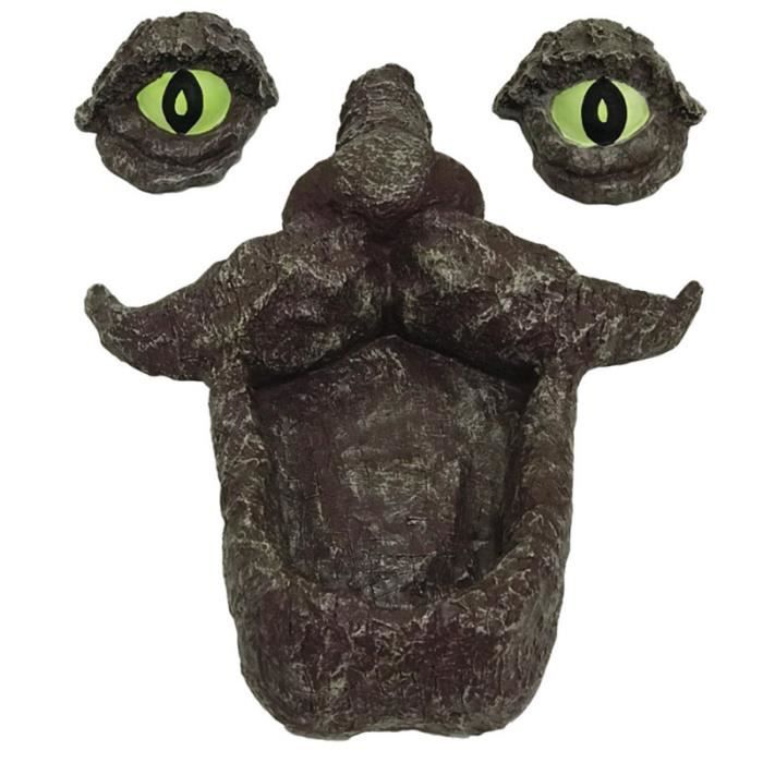 1 ensemble vieil homme arbre Hugger créatif durable décoration de jardin visage mangeoire à oiseaux Sculptur pour FEEDER - TREMIE