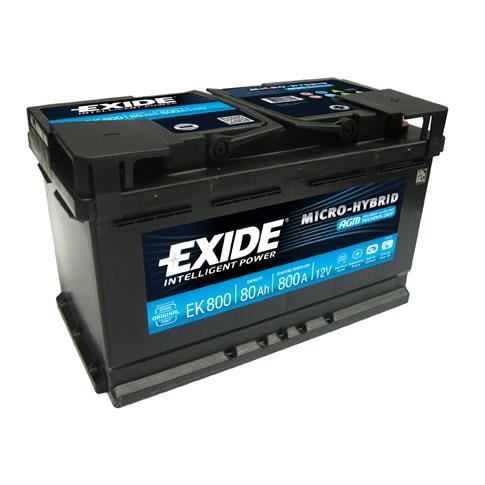 Batterie de démarrage EXIDE EK800