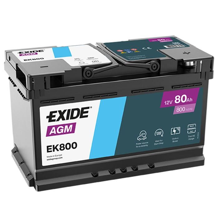 Batterie de démarrage EXIDE EK800