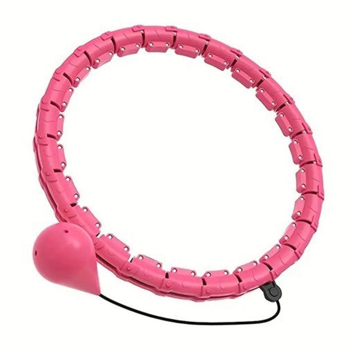 Cerceau De Fitness Lesté Et Pliable - Circonférence 160 Cm - Pour Abdos, Taille, Dos - Entraînement à Domicile, Bureau