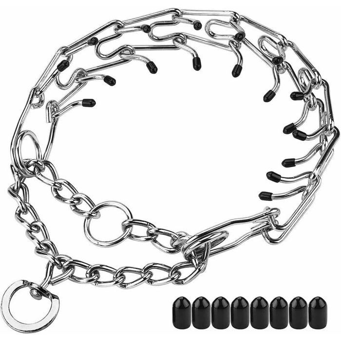 Meilleurs prix pour Collier de Dressage Rglable pour Chien trangleur Dtachable en Mtal pour Gros Chiens 35 mm x 57 cm YYV