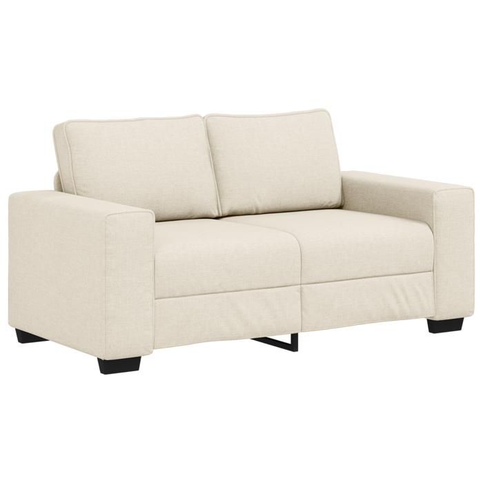 585295& Canapé 2 places - 120 cm en lin - L160 x P77 x H82 cm