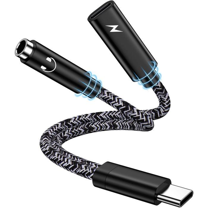 Adaptateur USB-C Vers Jack 3.5mm - Hi-Fi, Compatible Pixel, Samsung, Huawei, Xiaomi - 11