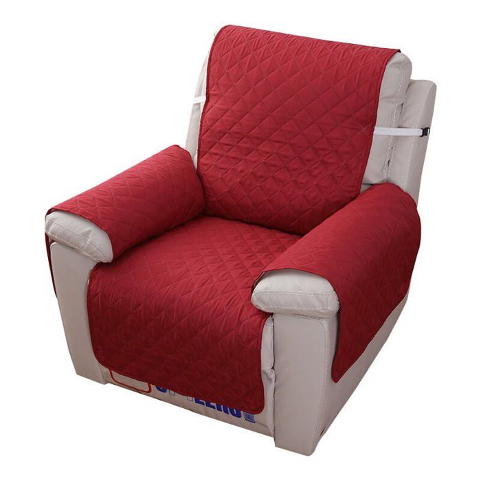 Housse de Fauteuil Relax Matelassé AntidérapantCouvre Fauteuil Relax ImperméableProtecteur Canapé 1 Place Doux pour Animaux de Co