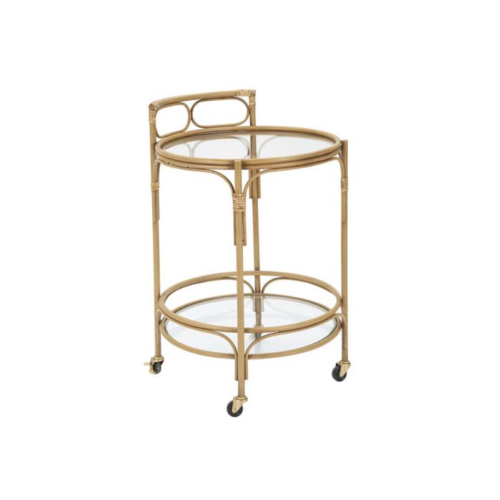 Desserte de Cuisine 2 Niveaux Panama 74cm Naturel