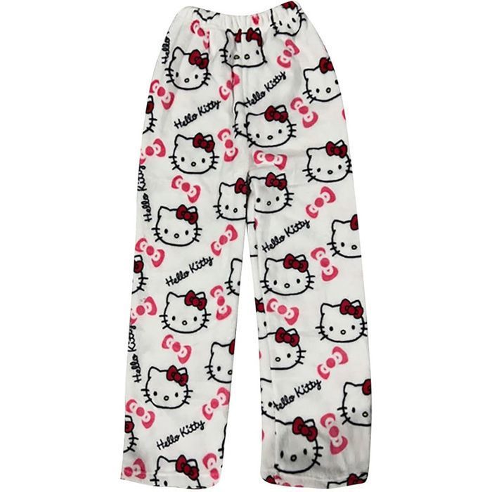 shownicer Pyjama Femme Polaire Pantalon Imprimée Hiver Taille Haut Chaleur Intérieur Pantalon de Loisirs Super Doux Confortable Ample Bas de Pyjama A Noir XS shownicer Pyjama Femme Polaire Pantalon Imprimée Hiver Taille Haut Chaleur Intérieur Pantalon de Loisirs Super Doux Confortable Ample Bas de Pyjama A Noir XS