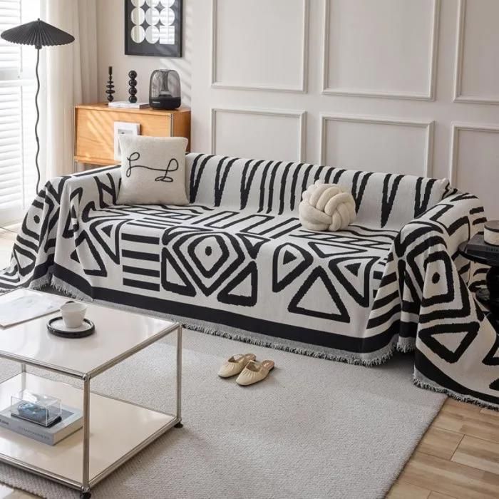 Housse de canapé Bohémien Jete de Canape Réversible Housse de lit canapé Housse pour Meubles de multicolore HOUSSE DE CANAPE