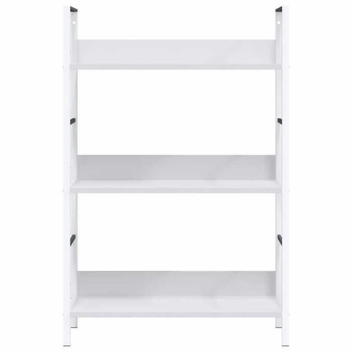 Maison SoldesMEUBLE Étagère à 3 niveaux blanc 60x27 6x90 5cm bois dingénierie - Meuble de rangement pour Salon Chambr
