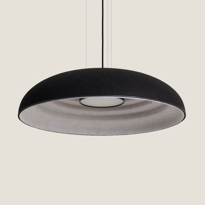 Suspension Acoustique LED 18W Feutre Misis-S Noir