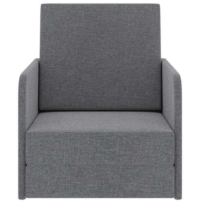 Fauteuil convertible Gris clair Tissu_2 ans garantie_94456