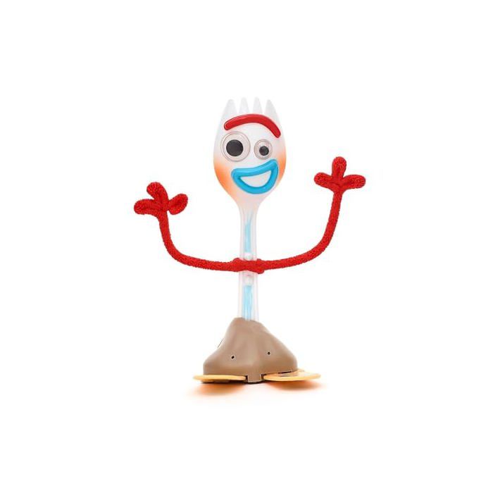 Figurine miniature - DISNEY STORE - 5057966495031 - Fourchette (Forky) Toy Story - 18 cm - 15+ répliques (anglais)