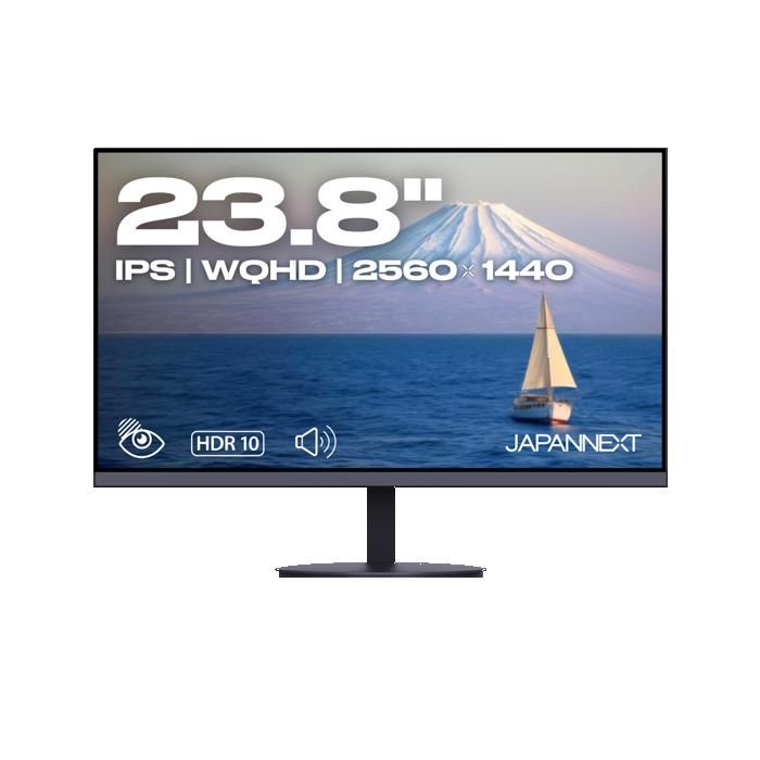 Écran PC JAPANNEXT 23 8 WQHD IPS Ultra Précis 75Hz Design - vue 2