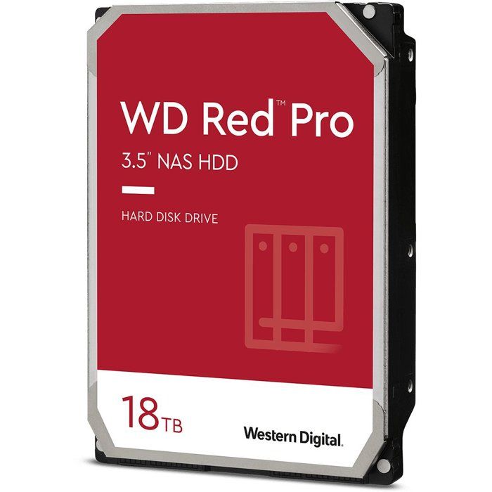 WD Red Pro - WD181KFGX - Disque dur - 18 To - 35 - 7200 tr/min