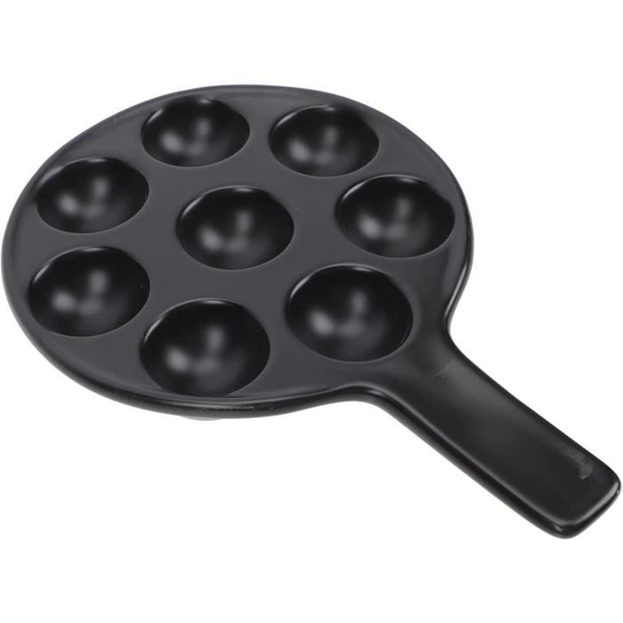 Cabilock Lot de 2 assiettes à huîtres en céramique pour escargots - Blanc