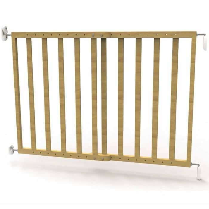 Noma Barriere De Securite Extensible 63 5 106 Cm Bois Naturel Achat Vente Porte Bebe Cdiscount