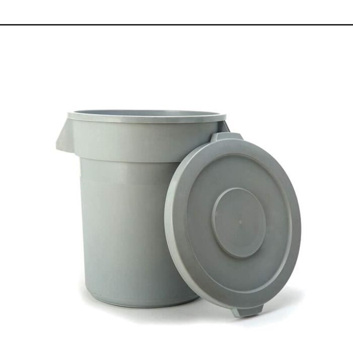 HOLIDYOYO Poubelle Cylindrique Intérieure 3L - Seau à Déchets Compact Noir Pour Cuisine Et Salle De Bain