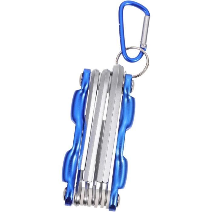 RICHMANN Clé Allen Pliable 8 Pièces (1,5-8 Mm) En Acier Cr-V - Outil Compact Pour Vélo Et Montage