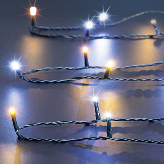 Filet Lumineux XL, 208 LED, 5x1,5 M, Avec Câble Transparent, Pour