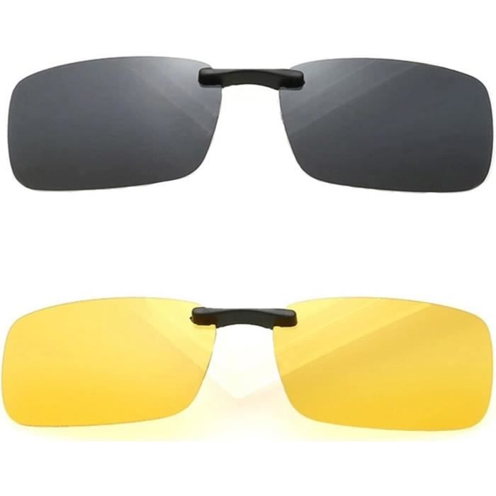 Sur lunettes jaunes