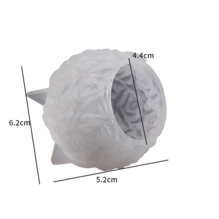 Acheter Moule à Bougie En Silicone En Forme De Racine D'arbre, Créatif, Vague Géométrique, Rotatif, Parfumé, Ensemble De Colonnes, Boulangerie, Pâtisserie, Résine, Plâtre, Cadeau