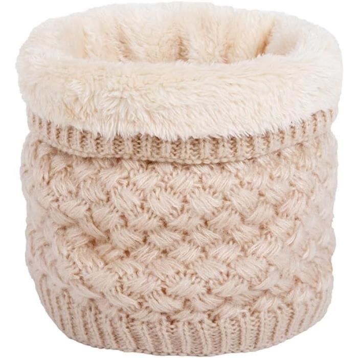 Écharpe-Tube Polaire Unisexe - Chauffe-Cou, Snood Hiver, Multifonction, Taille Unique, Fabriqué Au Pakistan