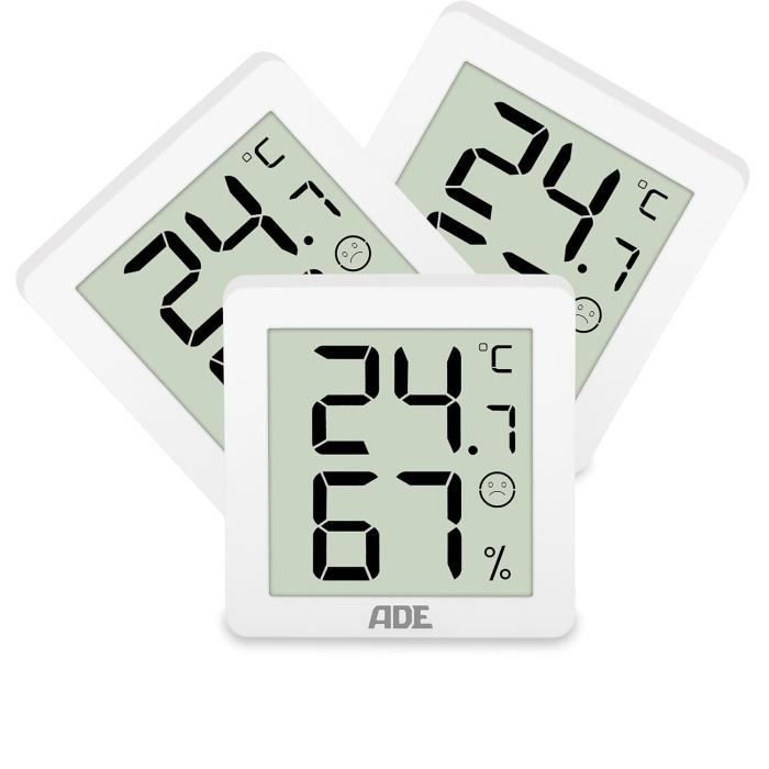 Thermomètre Hygromètre Intérieur, Mini Lcd Digital Thermomètre Thermomètre Hygromètre Intérieur, Mini Lcd Digital Thermomètre