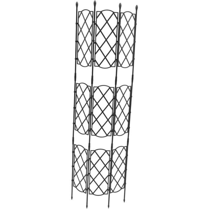 Treillis Métallique Pour Plantes Grimpantes 80 Cm - Support Extérieur Pour Rosiers, Clématites, Tomates... - 7