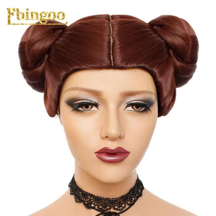 perruque princesse leia