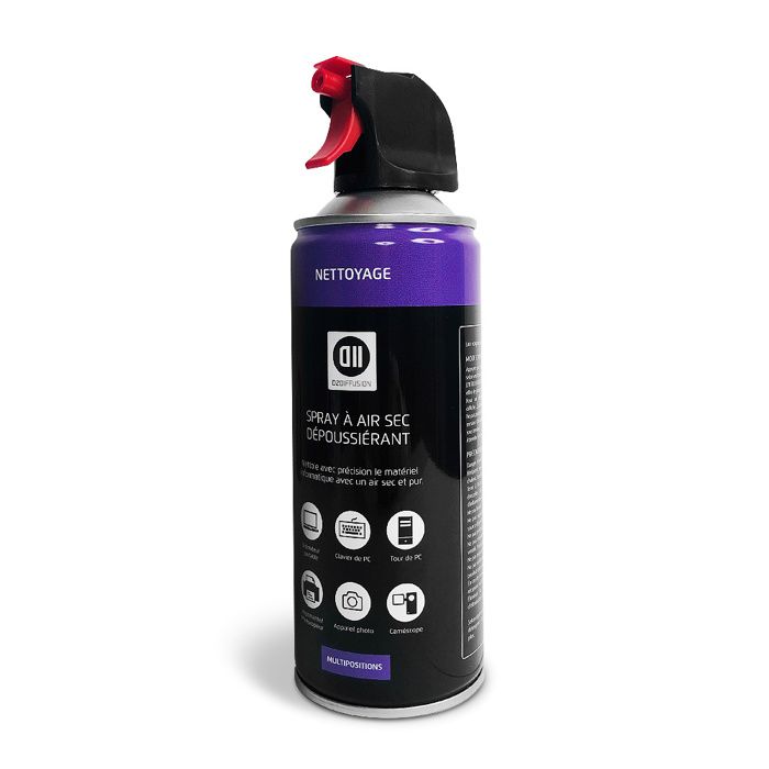 AABCOOLING - Pack De 3 Bombes Air Comprimé 400ml, Sans Odeur, Pour Nettoyer PC, Clavier, Composants électroniques