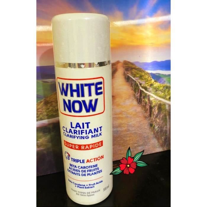 Lait Clarifiant White Now Triple Action - À Base D'acide De Fruits, 250 Ml, Neuf