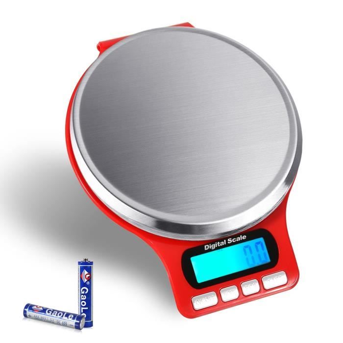 LCD digital 5 kg Balance Compacte électronique pour cuisine alimentaire pesant