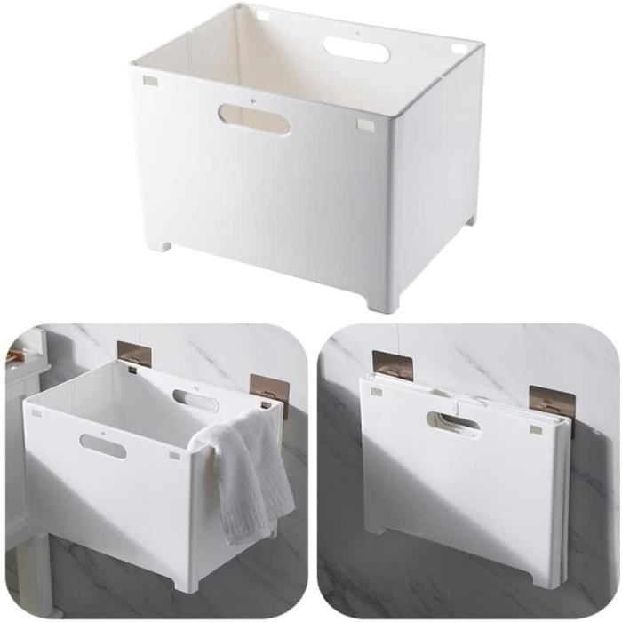 Panier à linge pliable avec rouesseau à linge pliant panier à linge