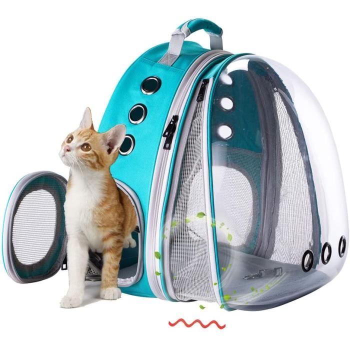 Grand Sac A Dos Pour Chat Extensible A L Avant Transparent Pour Animal Domestique Jusqu A 9 Kgsac A Dos Pour Chat Gras Vertav 57 Cdiscount