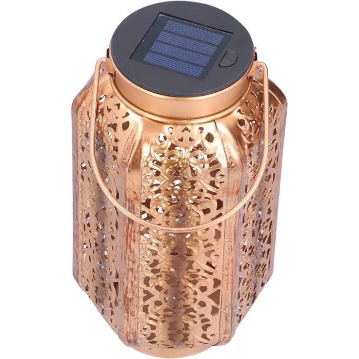 Lampes Solaires De Jardin En Rotin - Lot De 2 - Imperméables IP65 - Pour Terrasse, Arbres, Allées - Décoration Extérieure - 3