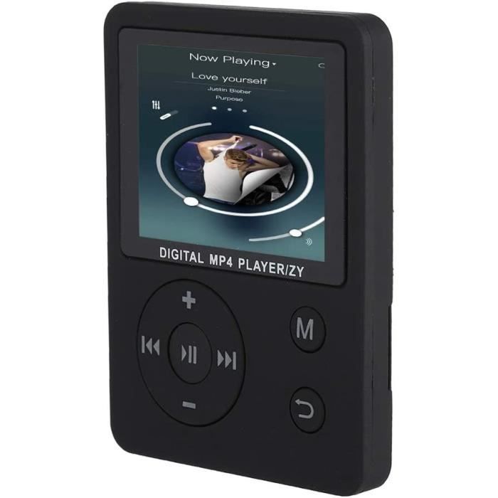 Lecteur MP3 Bluetooth 5.2 32Go 32g - Mini Lecteur De Musique Portable, Compatible Bluetooth 1.8, Radio FM E-Ple, écran Tactile Mp3 Enfant