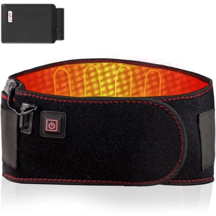 Vofuoti Ceinture Lombaire Chauffante Coussin Chauffant Dos 3 Niveaux Temperature Massage Batterie Soulagement Cdiscount Sante Mieux vivre