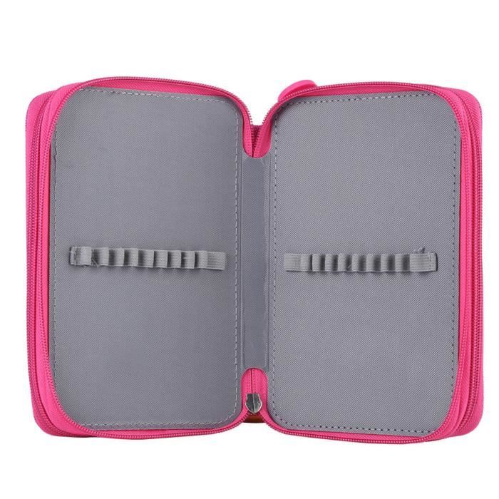 Étui Crayons 220 Emplacements TOPINCN - Organisateur 4 Couches Pour Crayons De Couleur Et Stylos - Portable Et Spacieux - 7