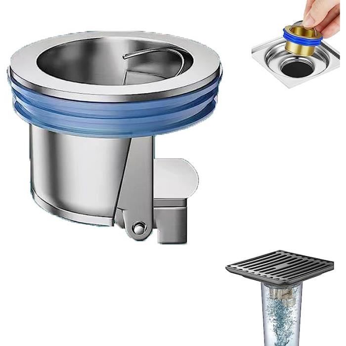 Noyau Déodorant Drain Sol Silicone 35-42mm - Bouchon Vidange Anti-Odeur Et Anti-Insectes ABS
