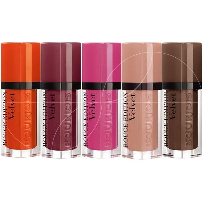 Bourjois Rouge à Lèvres Rouge Edition Velvet Coffret De 5 Pièces Multicolore