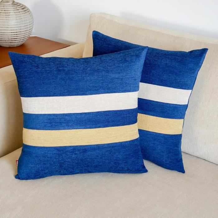 Lot De 10 Housses De Coussin 40x40 – Style Hindou Multi-couleur (Eyes Of India)