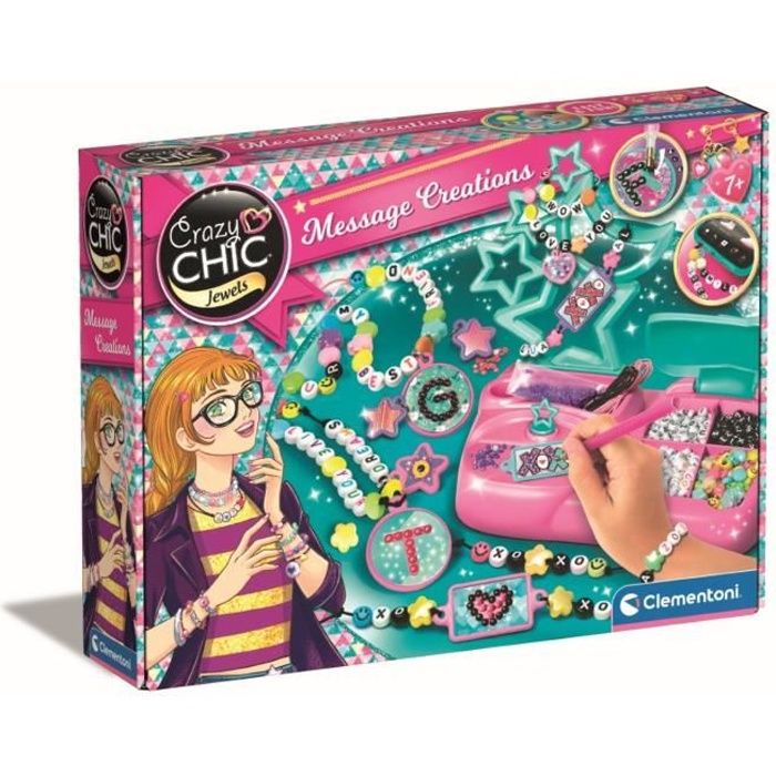 Clementoni - Crazy Chic - Création de bijoux et accesoires - Dès 7 ans