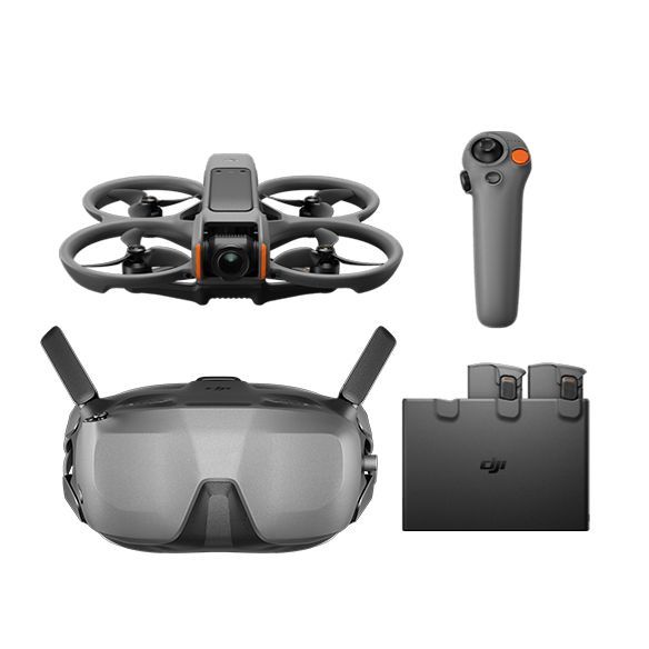 DJI Avata 2 Fly Smart Combo avec 3 batteries + Goggles N3 + RC Motion 3 DJI Avata 2 Fly Smart Combo avec 3 batteries + Goggles N3 + RC Motion 3