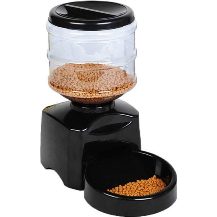 5 5l Automatique Distributeur D Aliment Pour Chien Chat Croquettes Programmable De Nourriture Achat Vente Distributeur D Aliment 5 5l Automatique Distribute Cdiscount